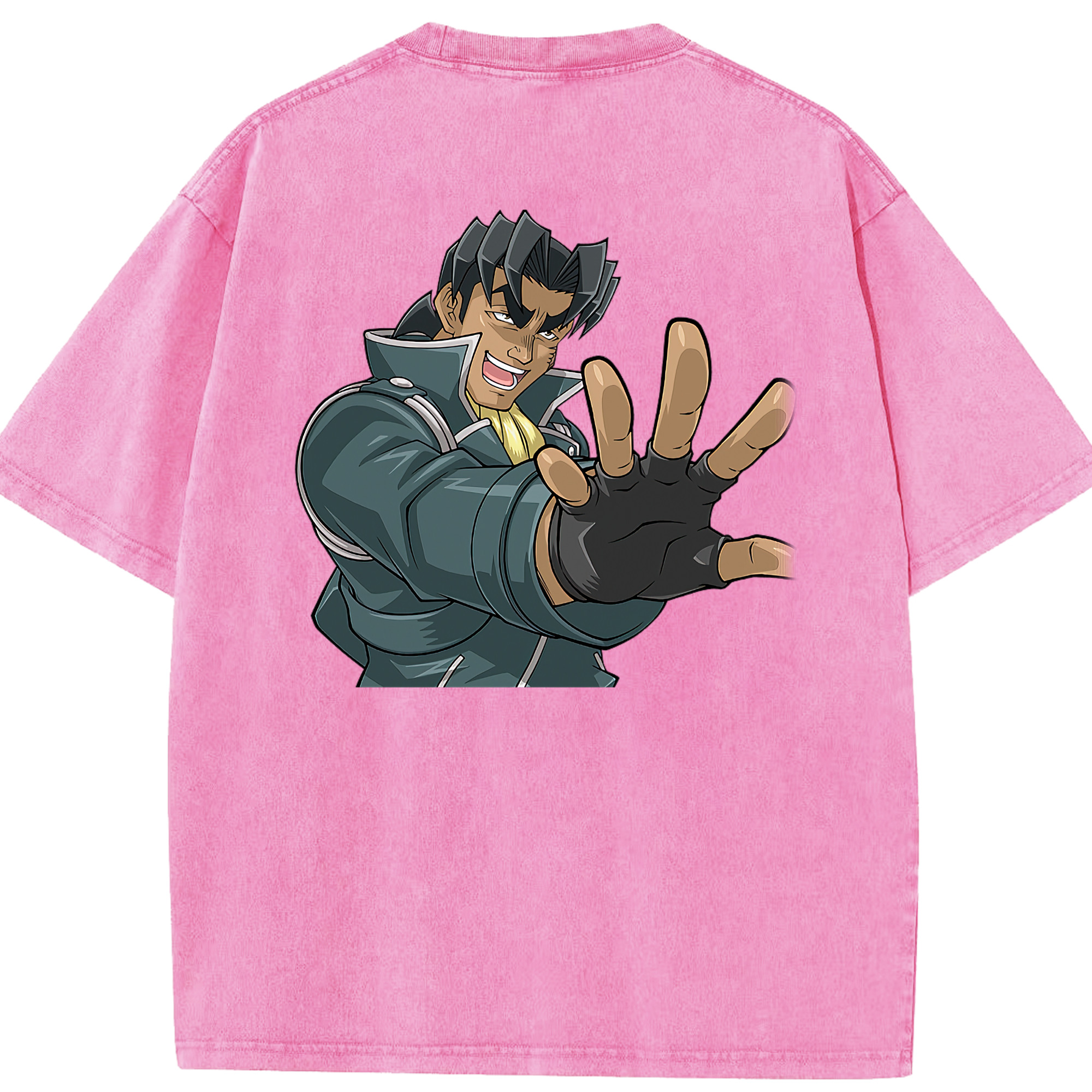 （画像用） 遊☆戯☆王 Yu-Gi-Oh! 綿100% ヴィンテージ風 半袖Tシャツ（背面プリント）